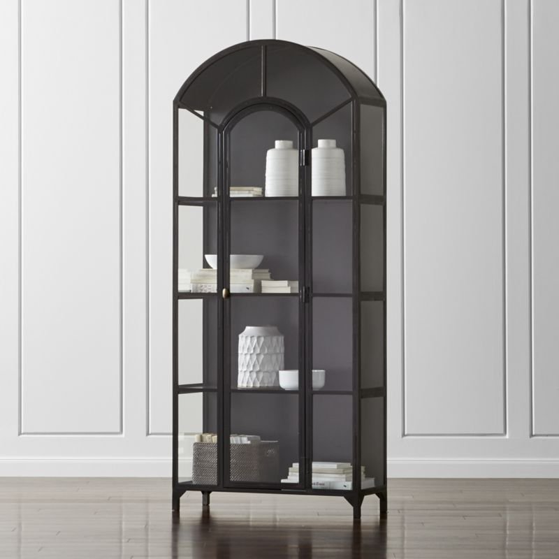 How glass can be used as three sided glass cabinets