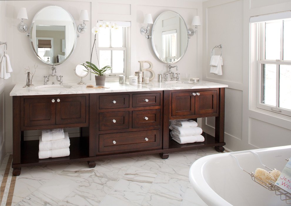 Bring Innovative Creation to Interior with Oval Bathroom Mirror