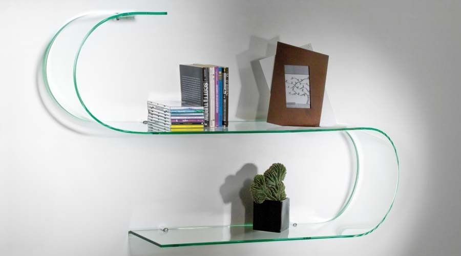 Importance of the bent glass shelves