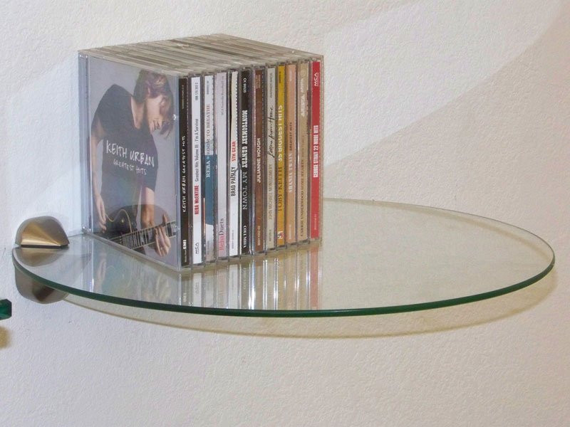 Facts for the usage of round glass shelf