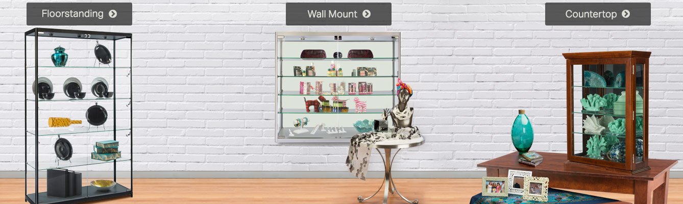 What is the benefit of trophy glass shelves